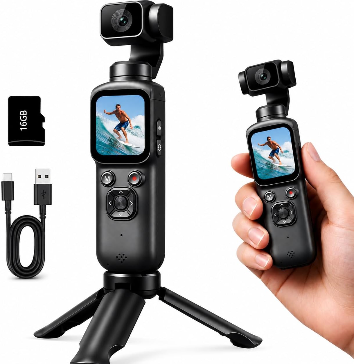 Photography Grid - Kamera 4K z gimbalem do vlogowania