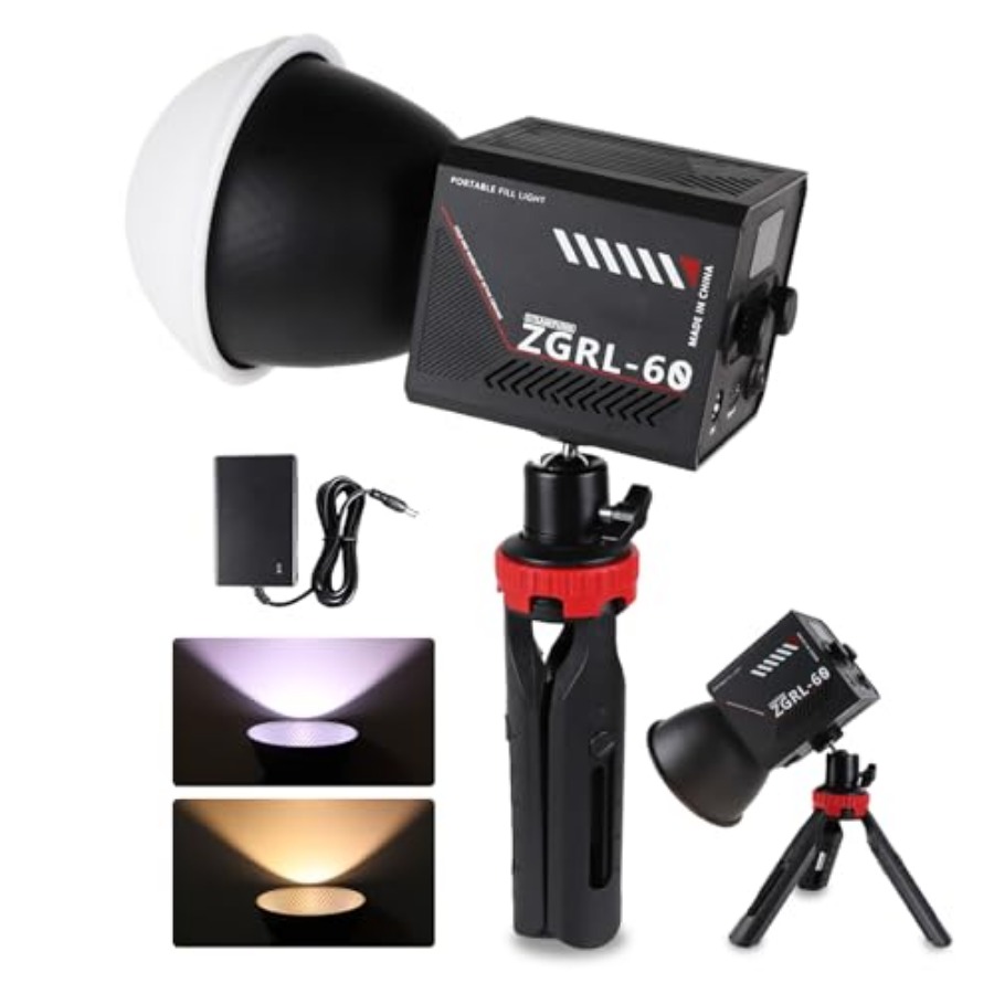 Photography Videos - Przenośna lampa wideo LED COB 60W