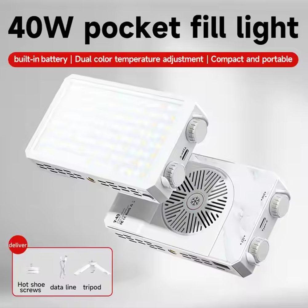 Photography Videos - Konfigurowalna lampa LED do kamery 40W,