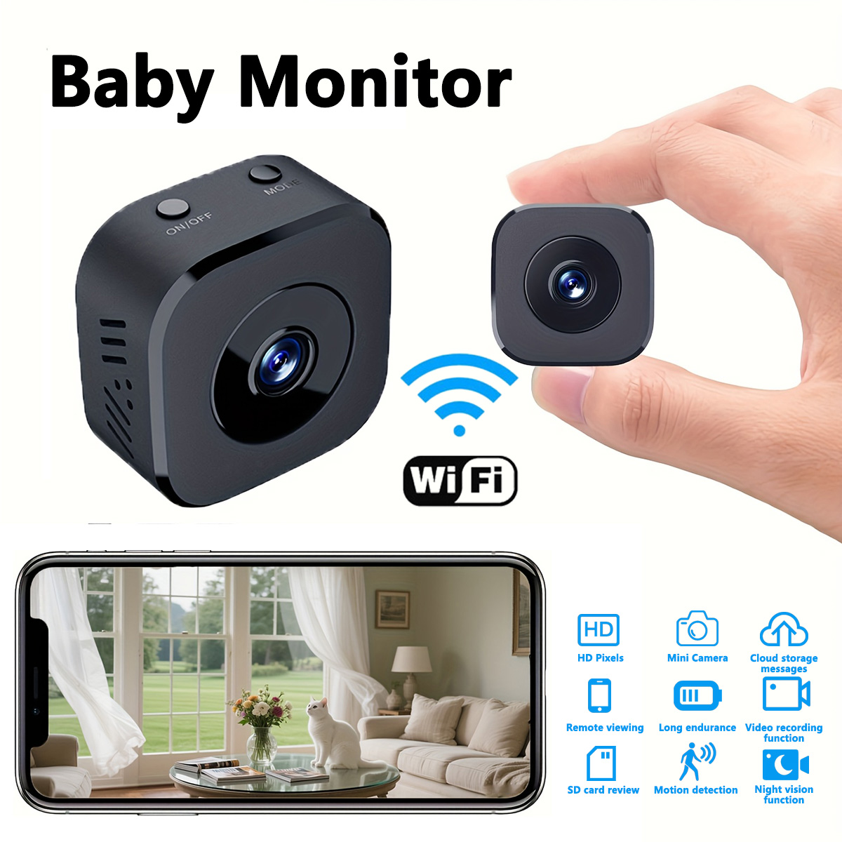 Photography Videography - Miniaturowa kamera WiFi HD 1080P do