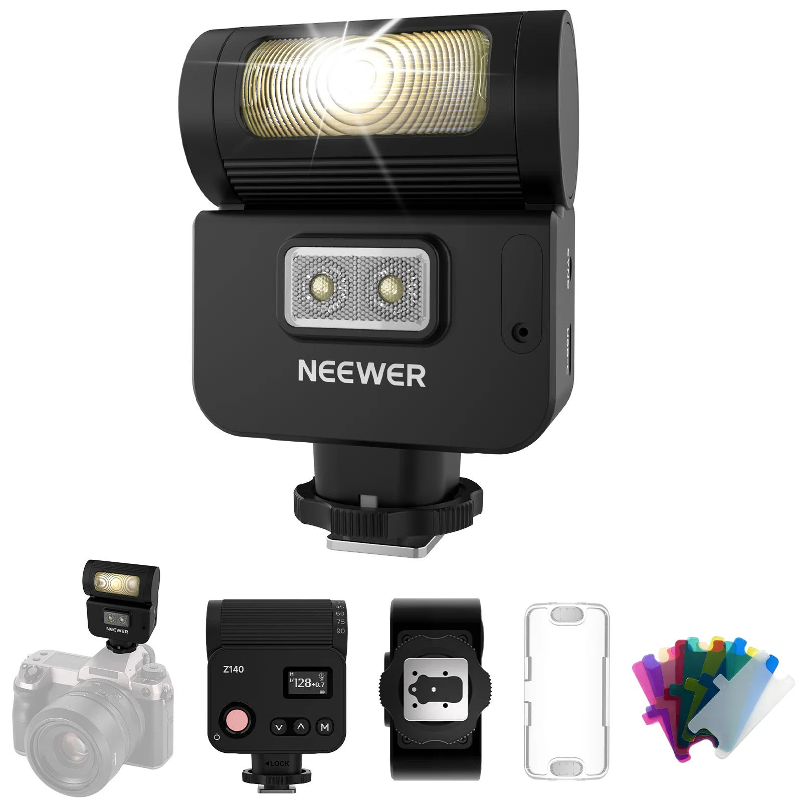 Speedlite Flash External - NEEWER Z140 16Ws Kompaktowa Mini Zewnętrzna