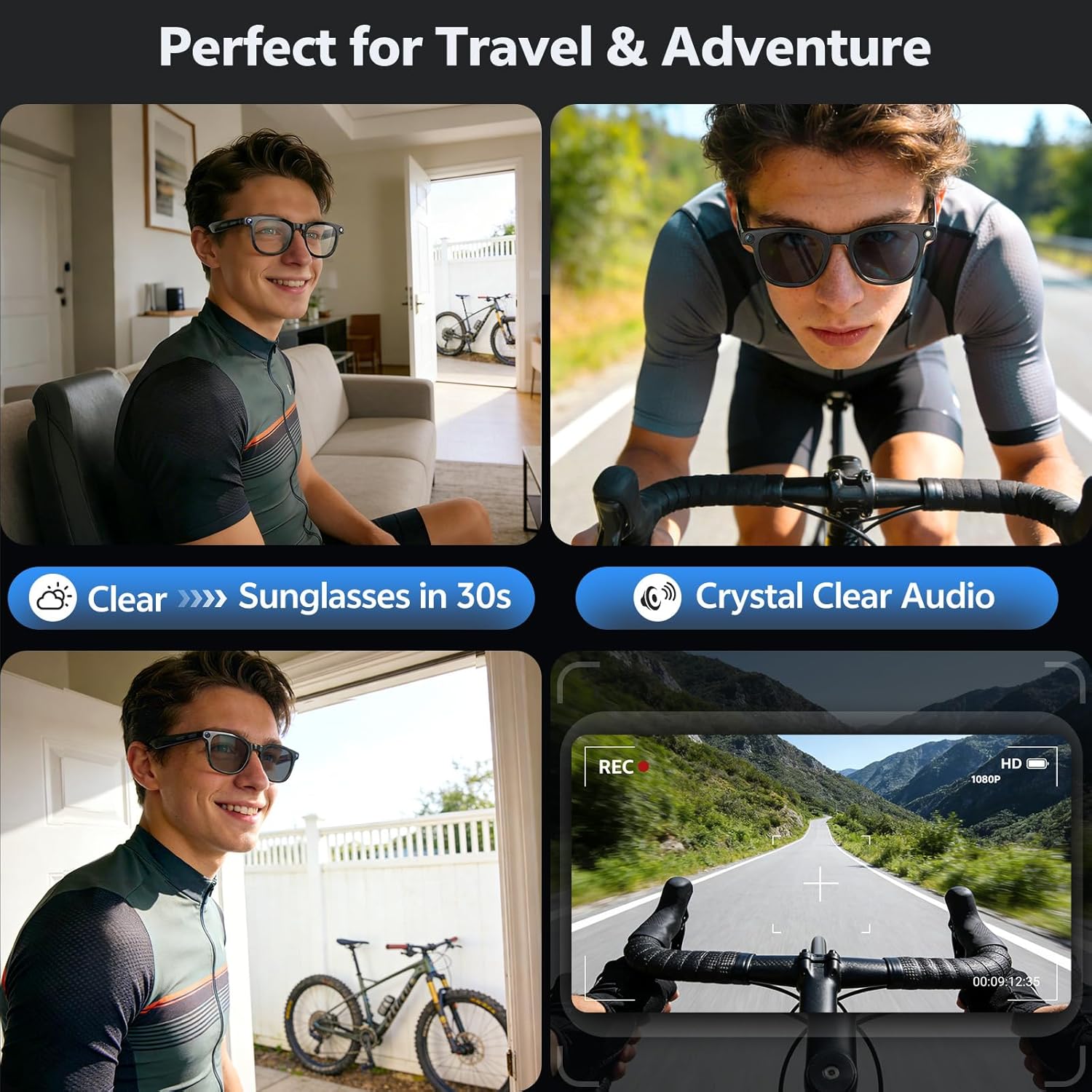 Okulary Smart Glasses 4K 8MP d – Photography Videography recenzja i cena