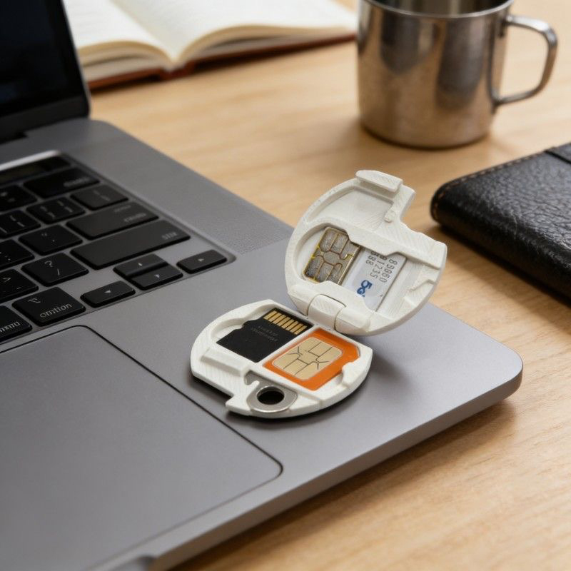 Drukowany w technologii 3D uch – Memory Card Case recenzja i cena
