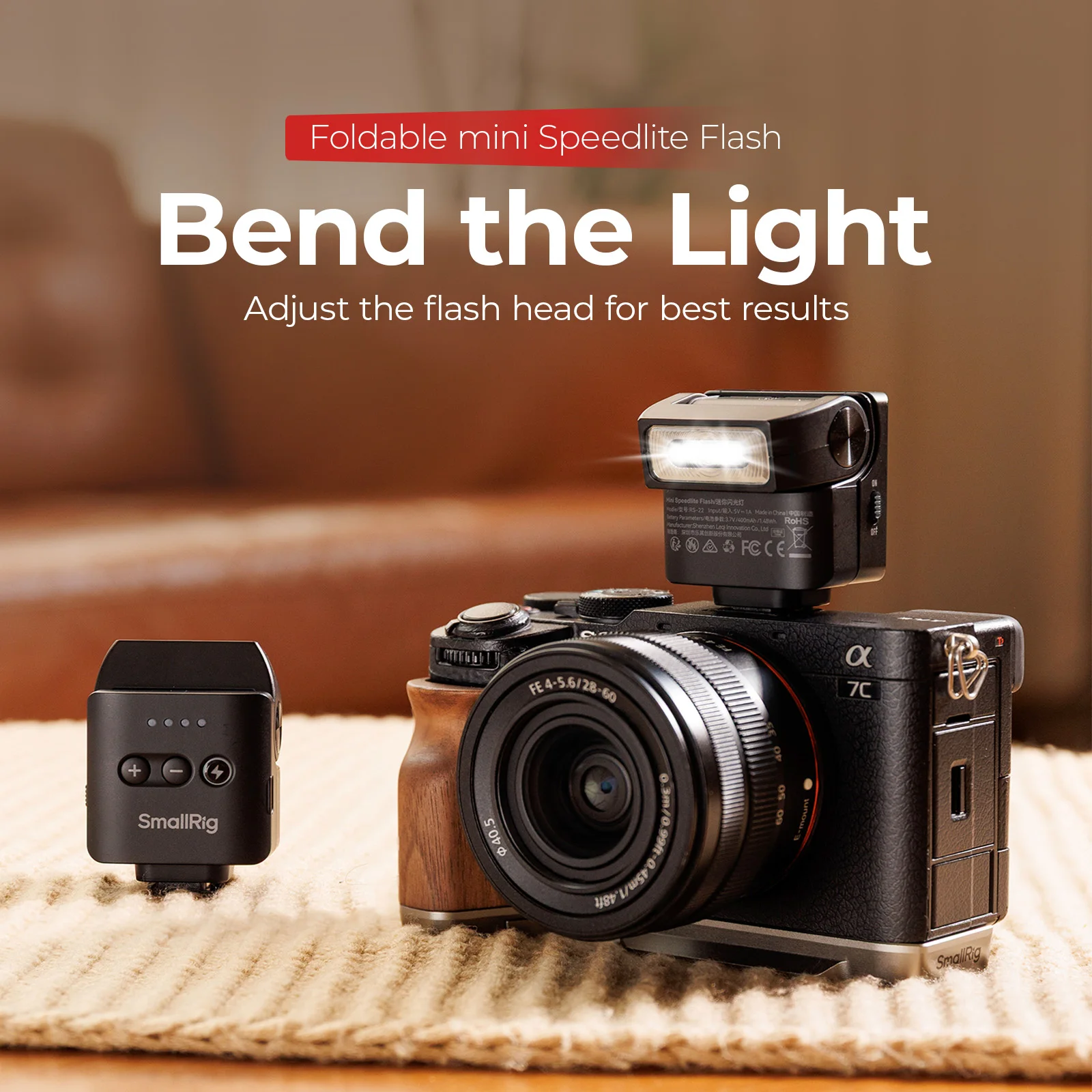 SmallRig 5883 Mini Zewnętrzna  – Speedlite Flash External recenzja i cena