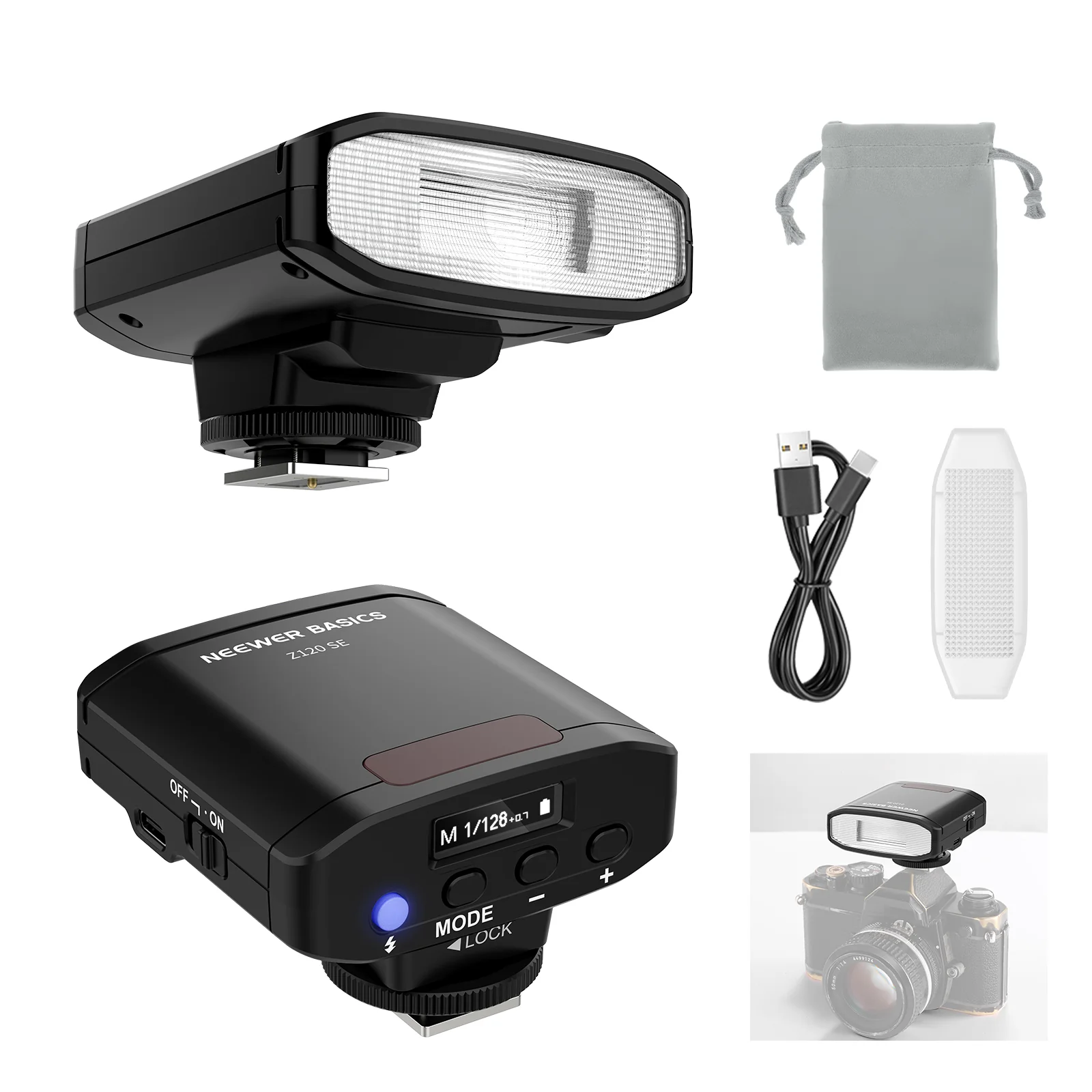 NEEWER BASICS Z120 SE 5600K Mi – Speedlite Flash External recenzja i cena