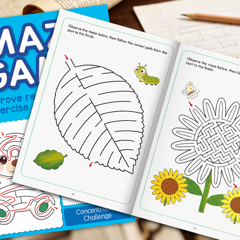 Książka z labiryntami dla dzie – Photography Of Book recenzja i cena