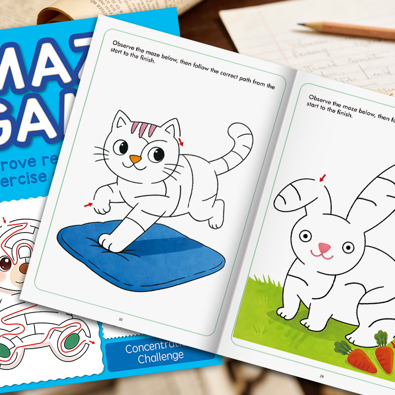 Książka z labiryntami dla dzie – Photography Of Book recenzja i cena
