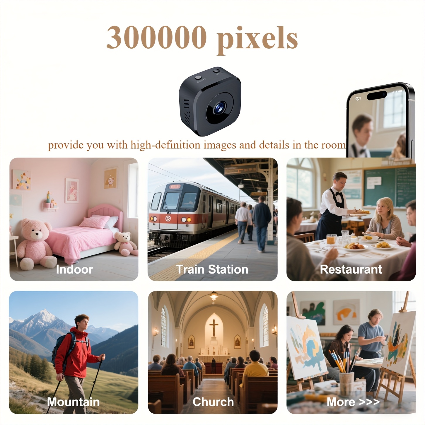 Miniaturowa kamera WiFi HD 108 – Photography Videography recenzja i cena