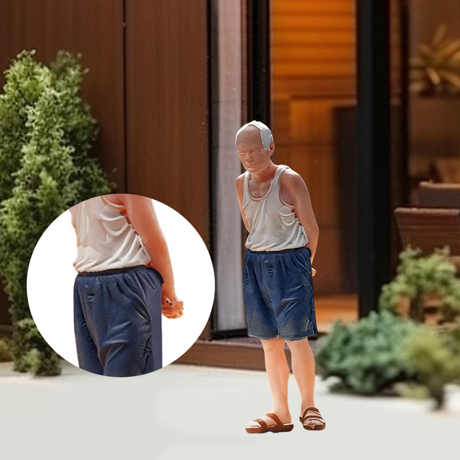 Figurka miniaturowa staruszka  – Photography Of A Man recenzja i cena