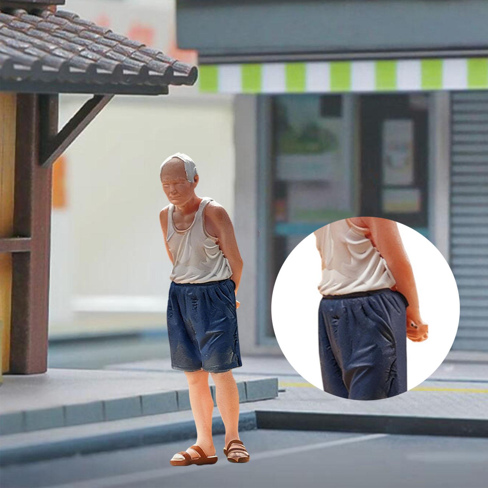 Figurka miniaturowa staruszka  – Photography Of A Man recenzja i cena